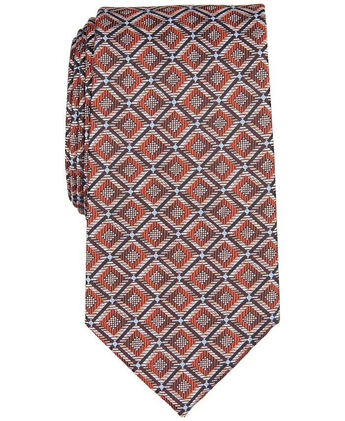 

Мужской галстук Williams Classic Geo Perry Ellis, оранжевый