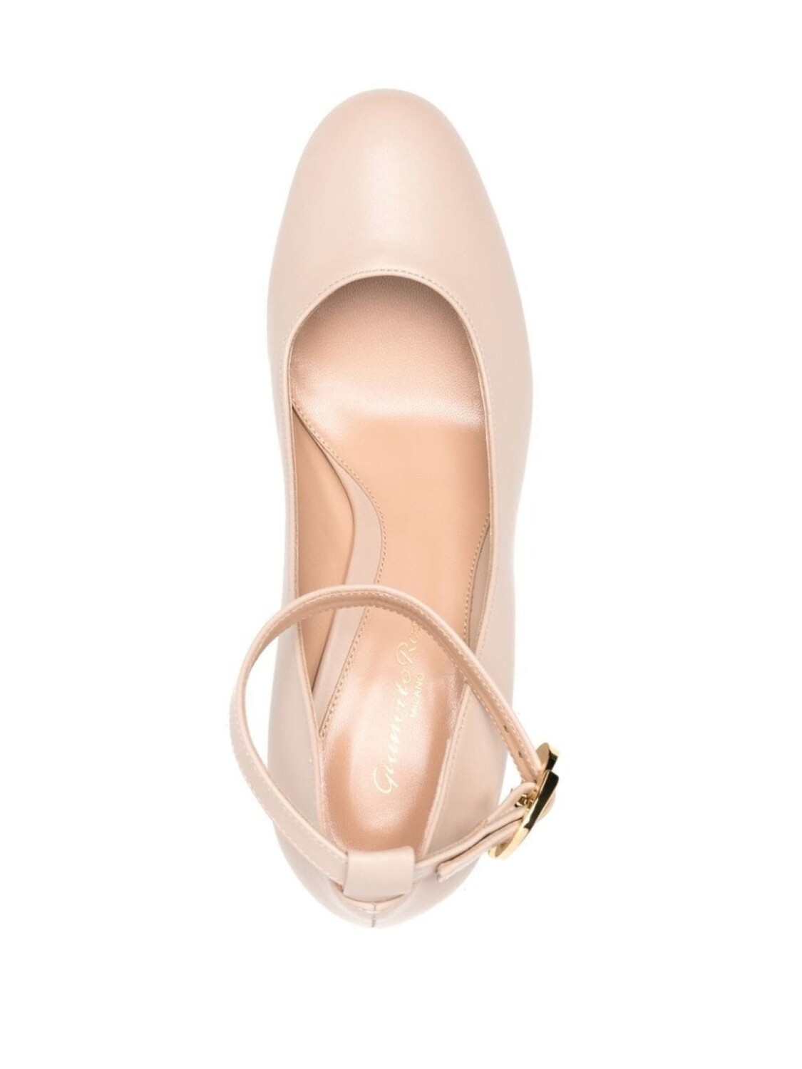 Gianvito Rossi туфли Vernice 70 на платформе, нейтральный цвет — фото 4