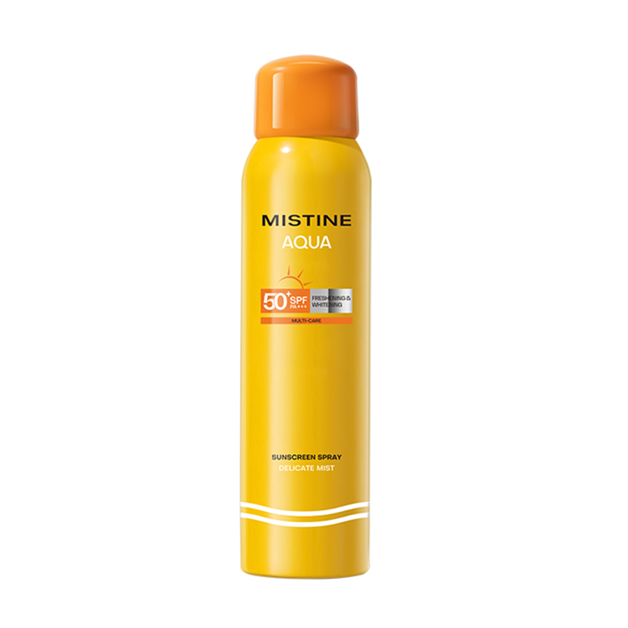 Miss Squirt спрей для защиты от солнца освежающий waterproof и sweatproof успокаивающий SPF50+PA+++ 100ml Mistine — фото 3