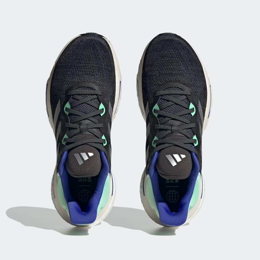 Мужские беговые кроссовки adidas Solarglide 6, Carbon/Silver Metallic/Pulse Mint — фото 2