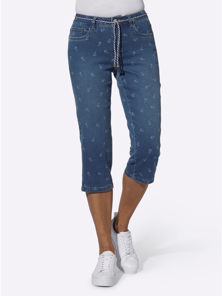 

Джинсы-капри цвета синего камня WITT WEIDEN