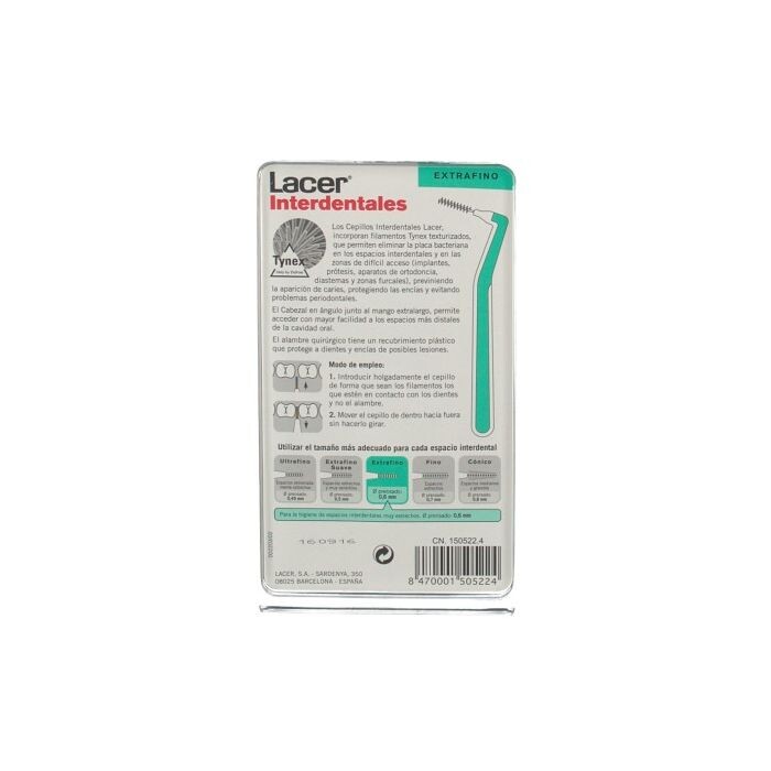 

Зубная щетка Cepillo Interdental Angular Lacer, 6 uds.