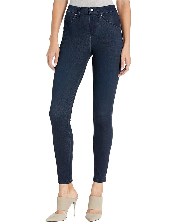 

Джинсы HUE High-Waist Ultra Soft Denim Leggings, цвет Black/Indigo Wash