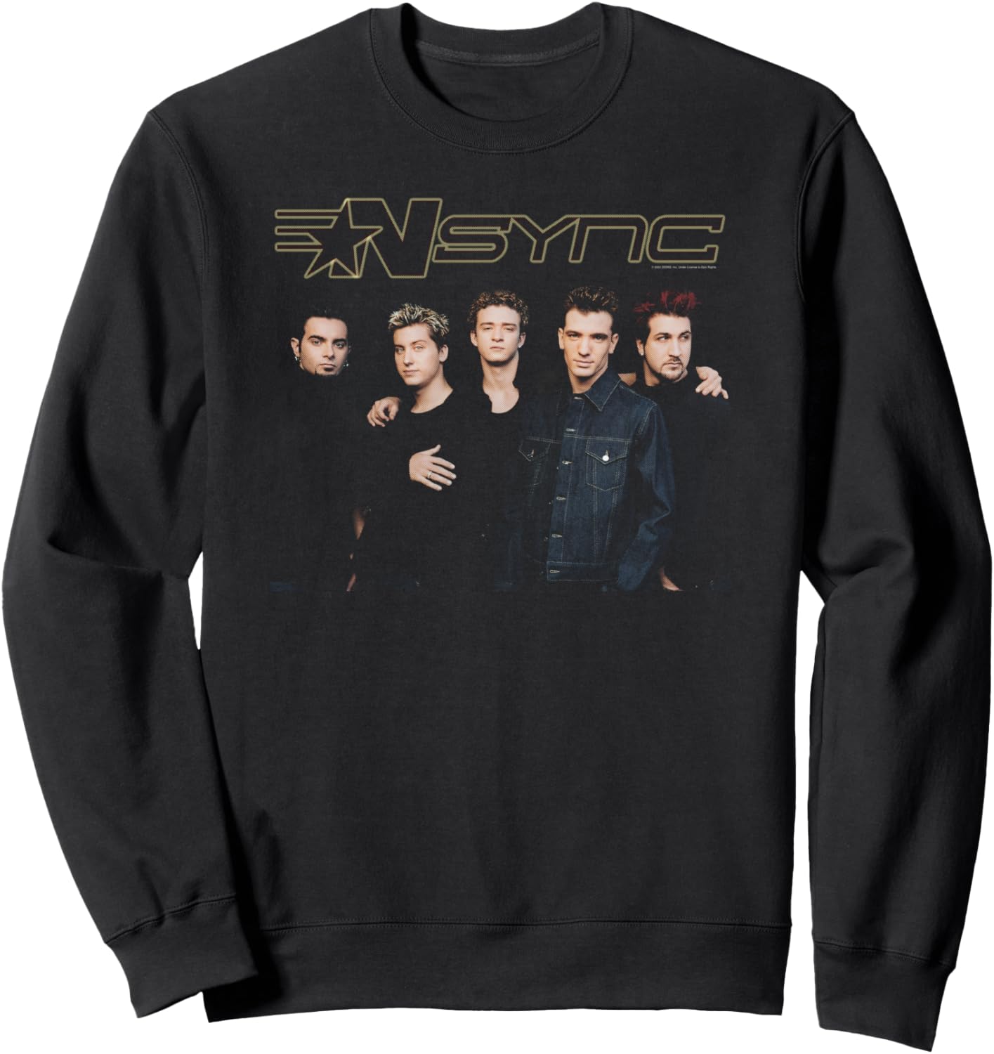 

Официальная толстовка NSYNC Do Your Thing, черная, Черный, Официальная толстовка NSYNC Do Your Thing, черная