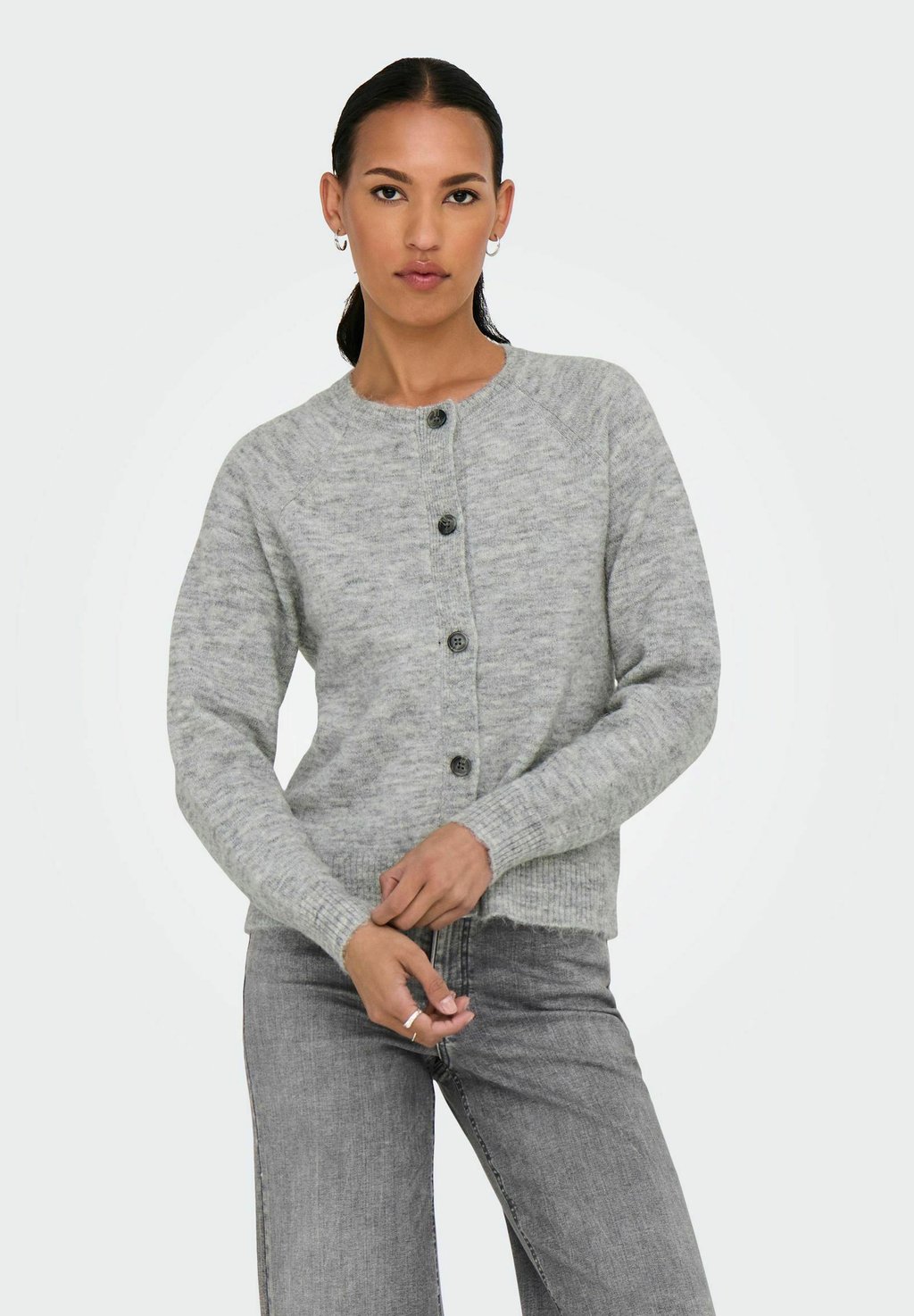 

Кардиган ONLALLISON O NECK ONLY, серый