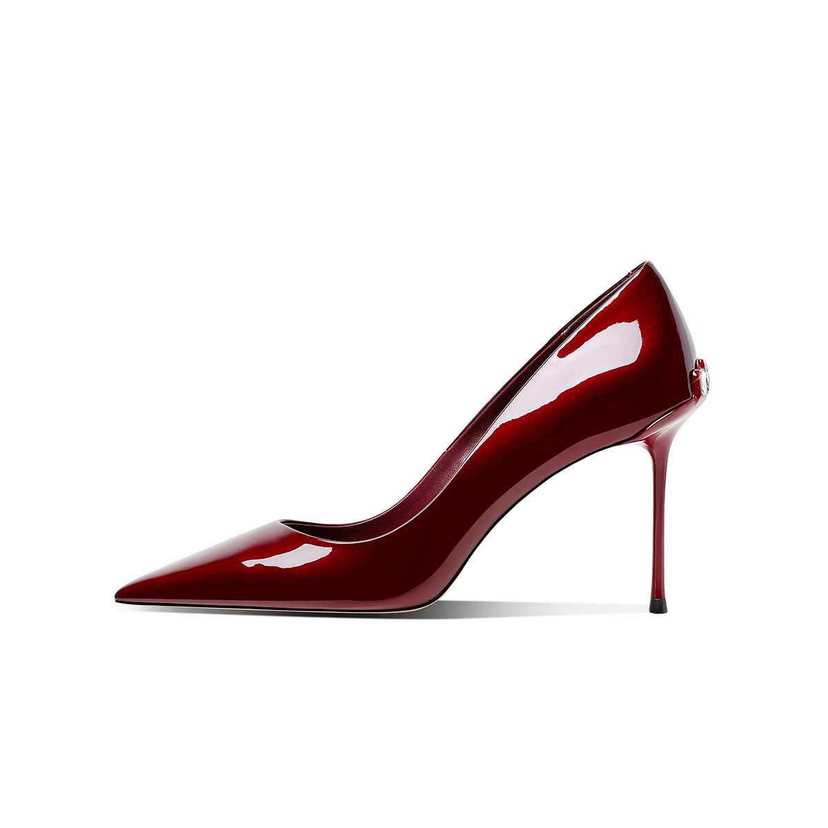 

Туфли женские на высоком каблуке Hoov, цвет Bordeaux Red
