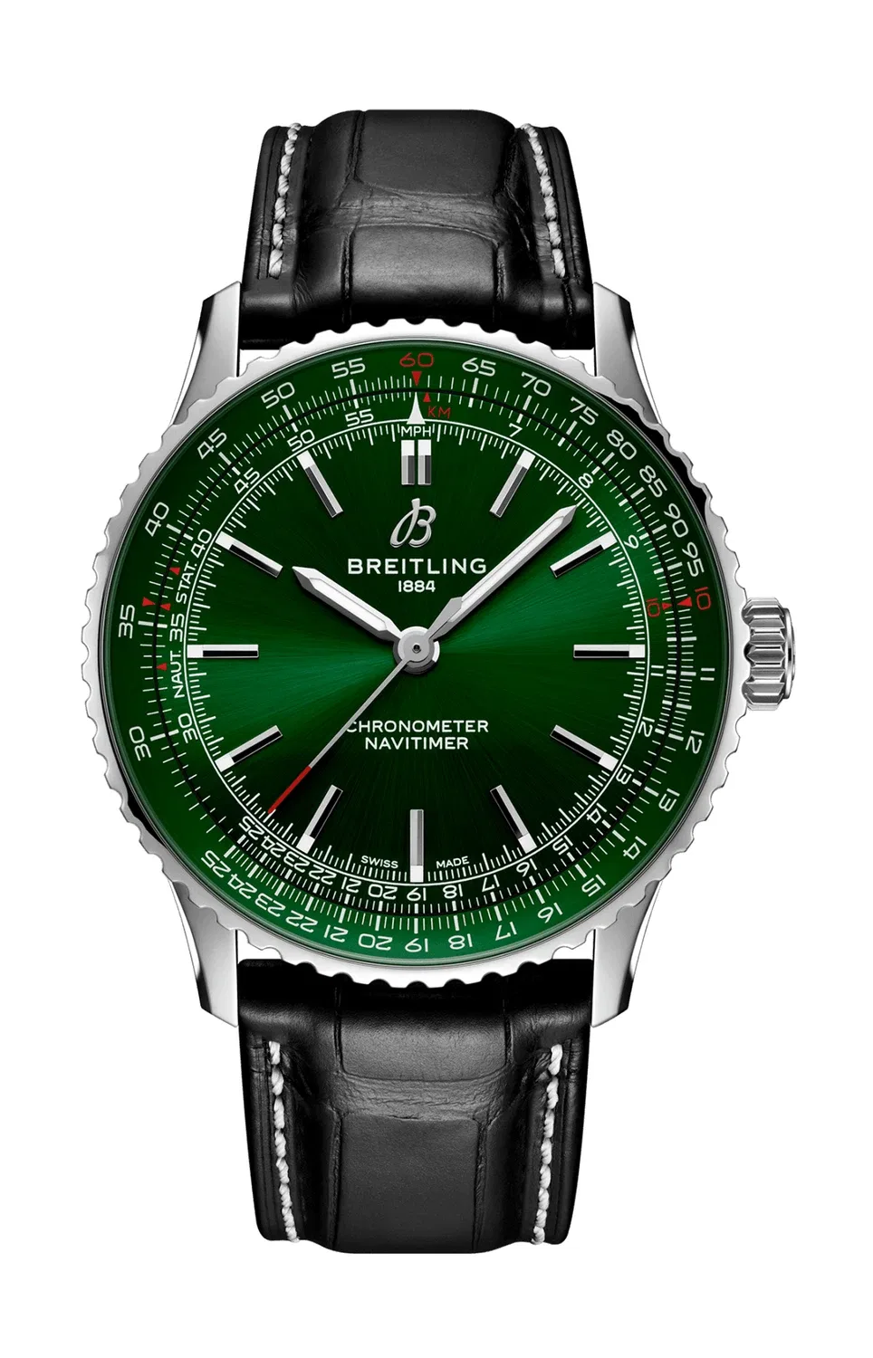 НАВИТАЙМЕР АВТОМАТИЧЕСКИЙ 41 - A17329371L1P1 BREITLING, серебряный