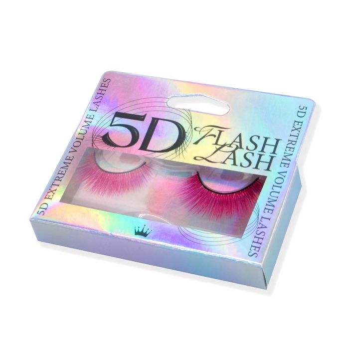 

Накладные ресницы Flash Lash Pestañas Postizas Hot Pink 5D You Are The Princess, 1 Par