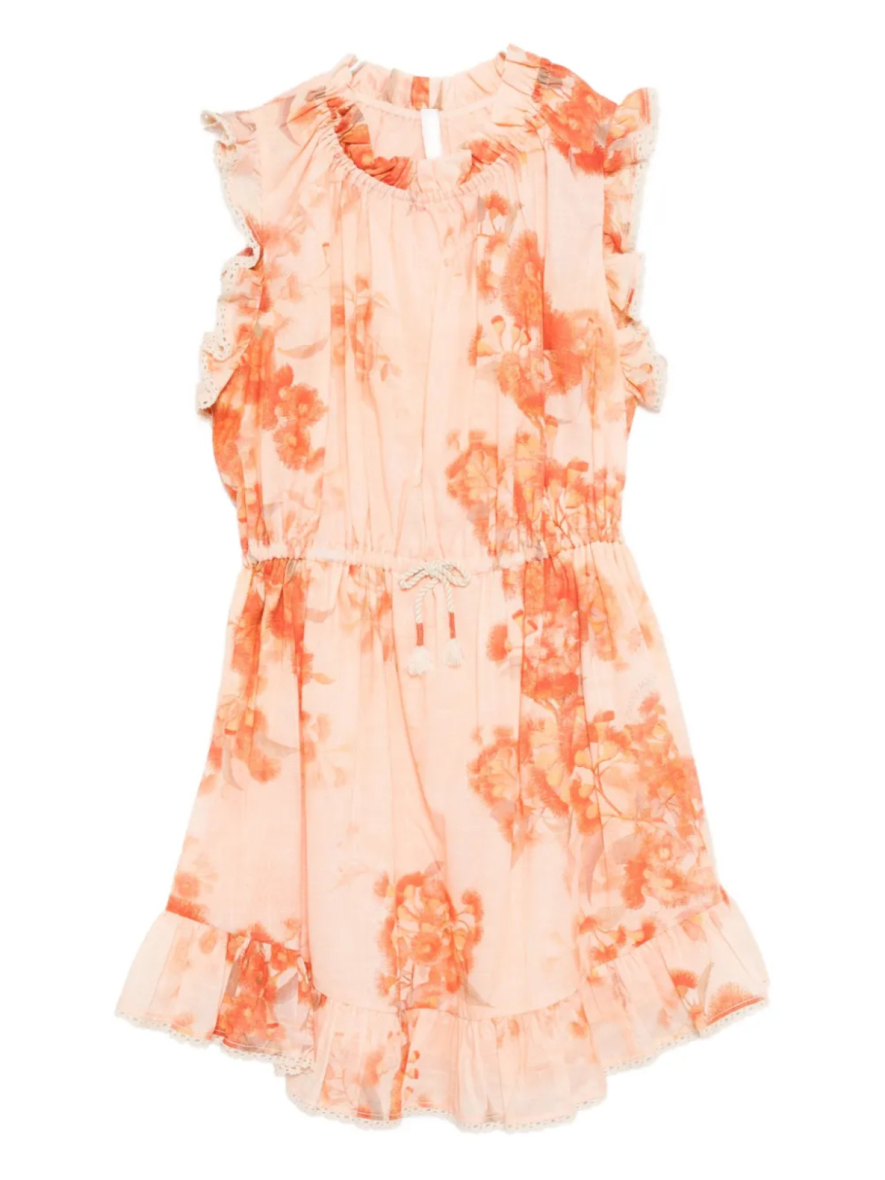 

ZIMMERMANN Детское сальное платье Zimmermann Kids, красный