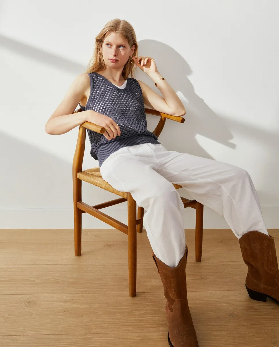 

Вязаный жилет Combi Cpico Southern Cotton, цвет Antracita