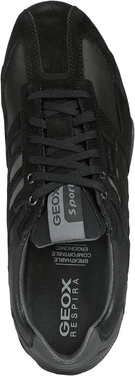 Кроссовки Geox Boys' Uomo Snake K Trainers, Black — фото 3
