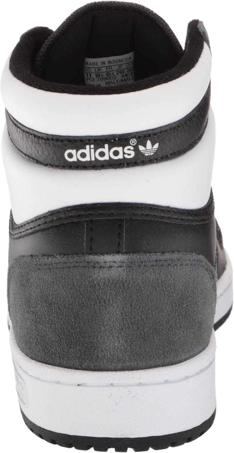 Мужские кроссовки adidas Originals Top Ten Red Bulls для скейтбординга, белый/черный/серый/темно-серый — фото 3