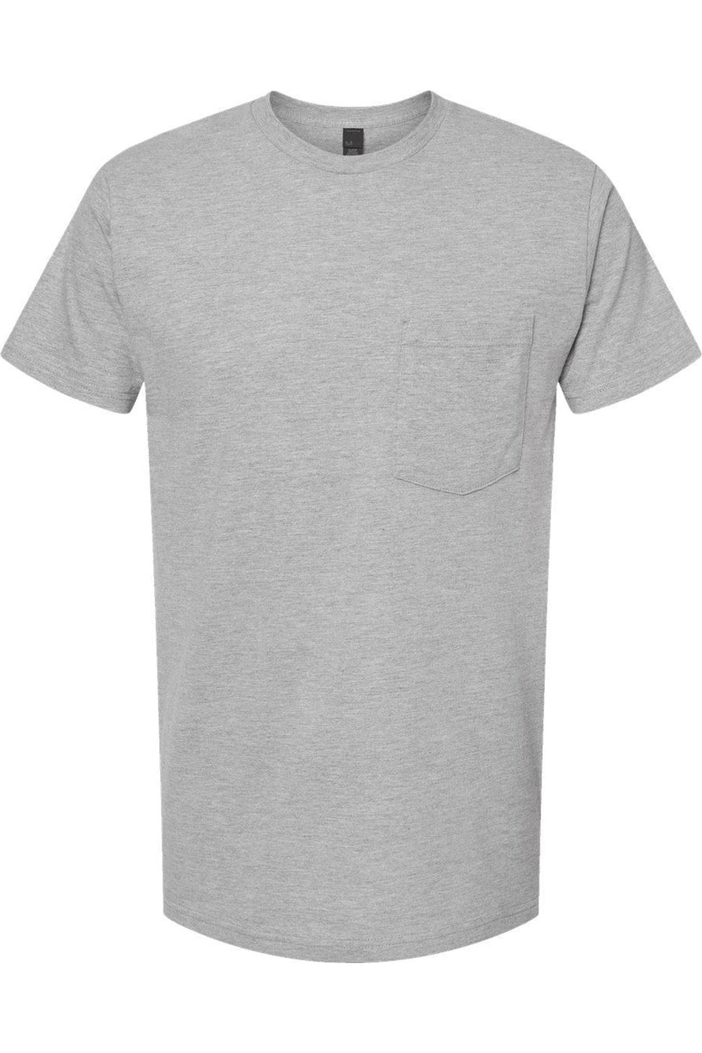 

Футболка унисекс Tultex Heavyweight Pocket, цвет heather grey