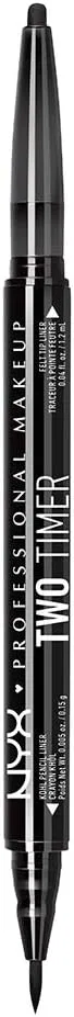 Подводка для глаз двухсторонняя Nyx Professional Makeup Color Black