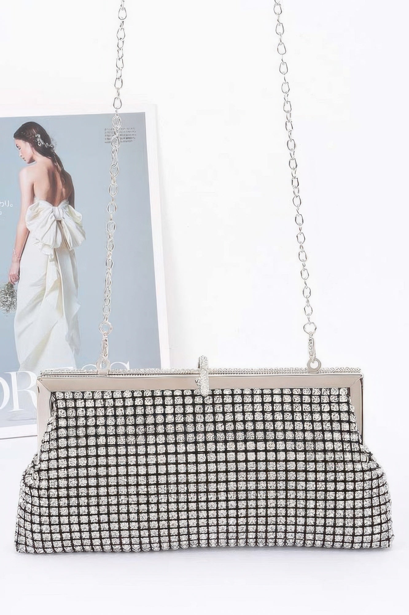 

Блестящий вечерний клатч FASHNZFAB