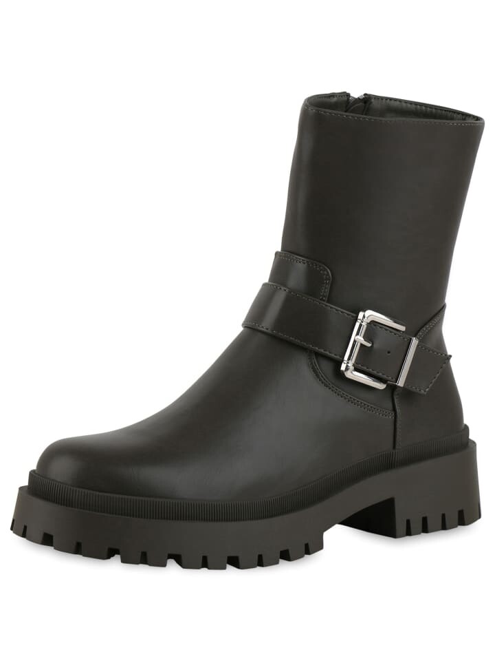

Ботильоны VAN HILL Biker Boots Madison, цвет olivgrün