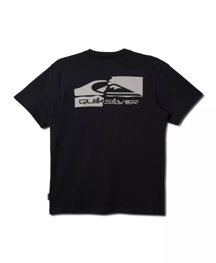 

Мужская рваная футболка с коротким рукавом Quiksilver, черный