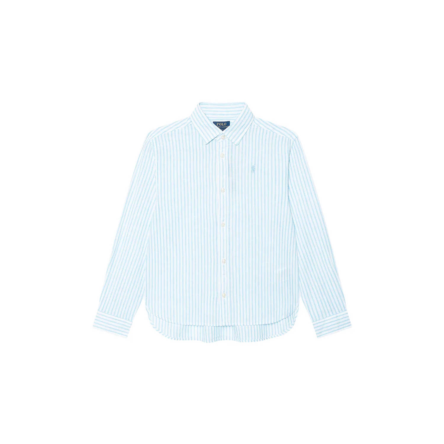 Polo Ralph Lauren Рубашка в полоску для детей, весна-осень, синяя