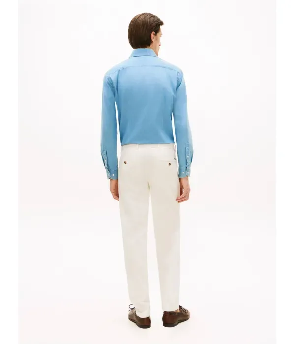 Брюки чинос Bleecker slim fit Tommy Hilfiger, экрю — фото 3