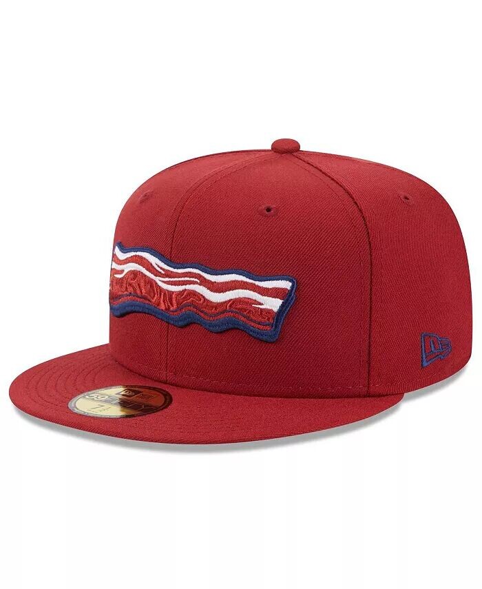 

Мужская красная шляпа Lehigh Valley Iron Pigs Authentic Collection с альтернативным логотипом 59FIFTY New Era