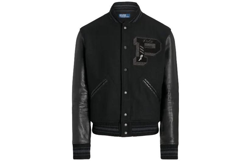 Polo Ralph Lauren Классическая бейсбольная куртка, Black — фото 3