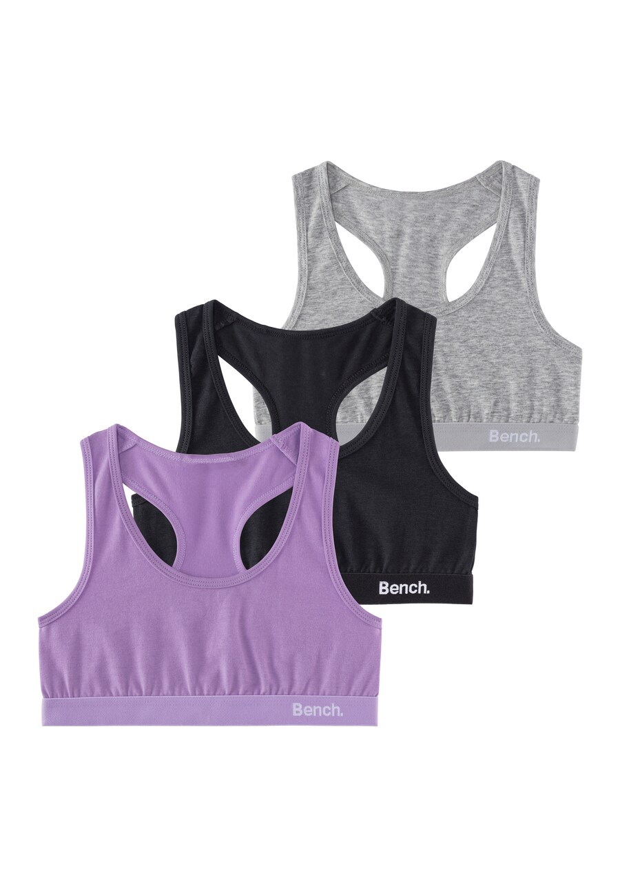 

Бюстгальтер-бралетт BENCH, цвет Grey/Lavender/Black