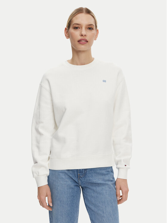 

Толстовка обычного кроя WW0WW45980 Tommy Hilfiger, экрю