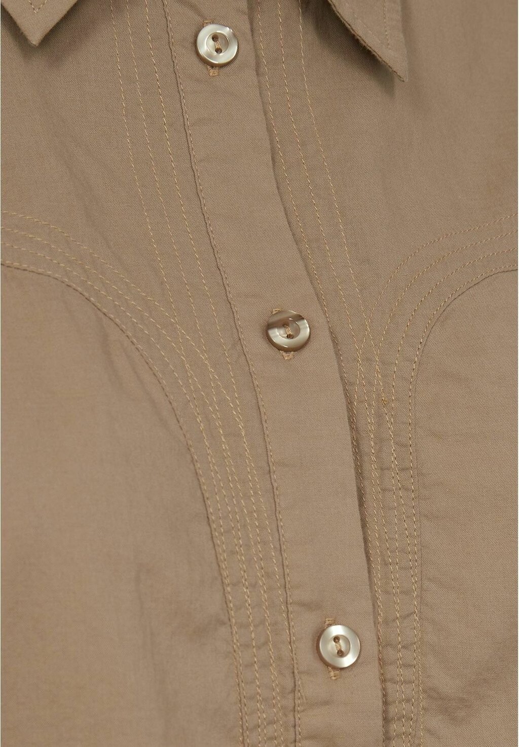 

Блузка на пуговицах PD-BOHEME Pieszak, светло-коричневый