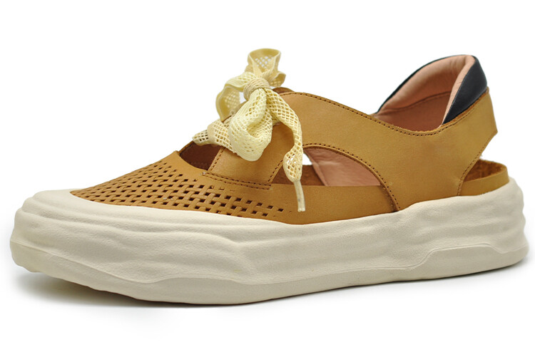 Туфли женские повседневные Women's Casual Shoes Women's Low-Top Artmu, цвет Apricot — фото 2