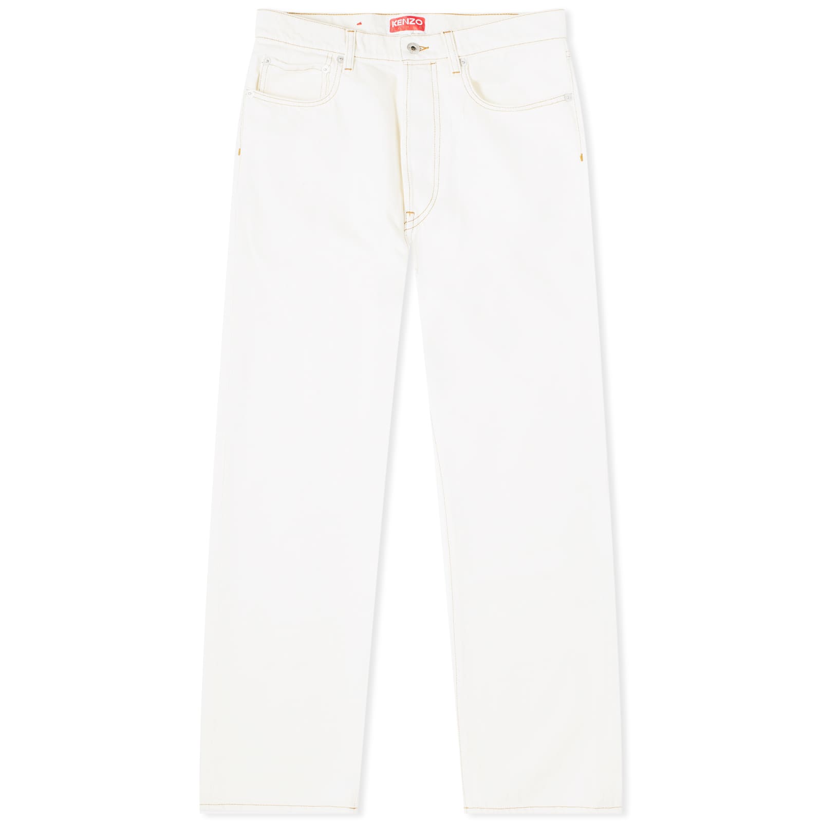 

Джинсы Kenzo Straight Fit, цвет Stone Bleached White Denim