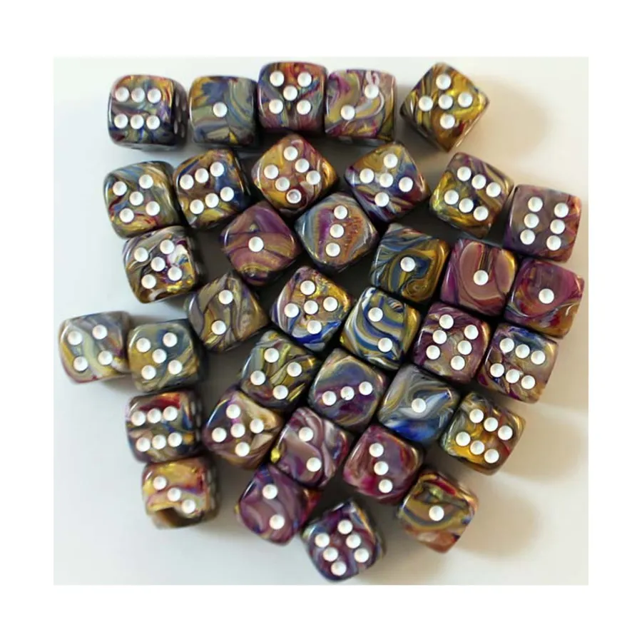 

Карусель d6 12 мм белого цвета (36), Dice - Festive - d6 (Chessex)