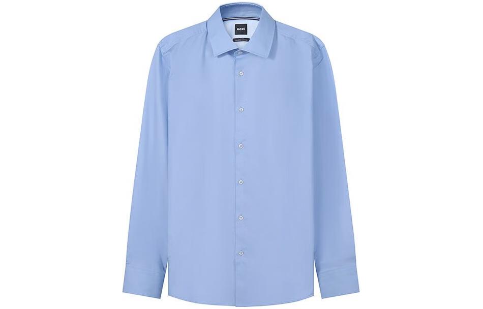

HUGO BOSS Рубашка мужская светло-синяя