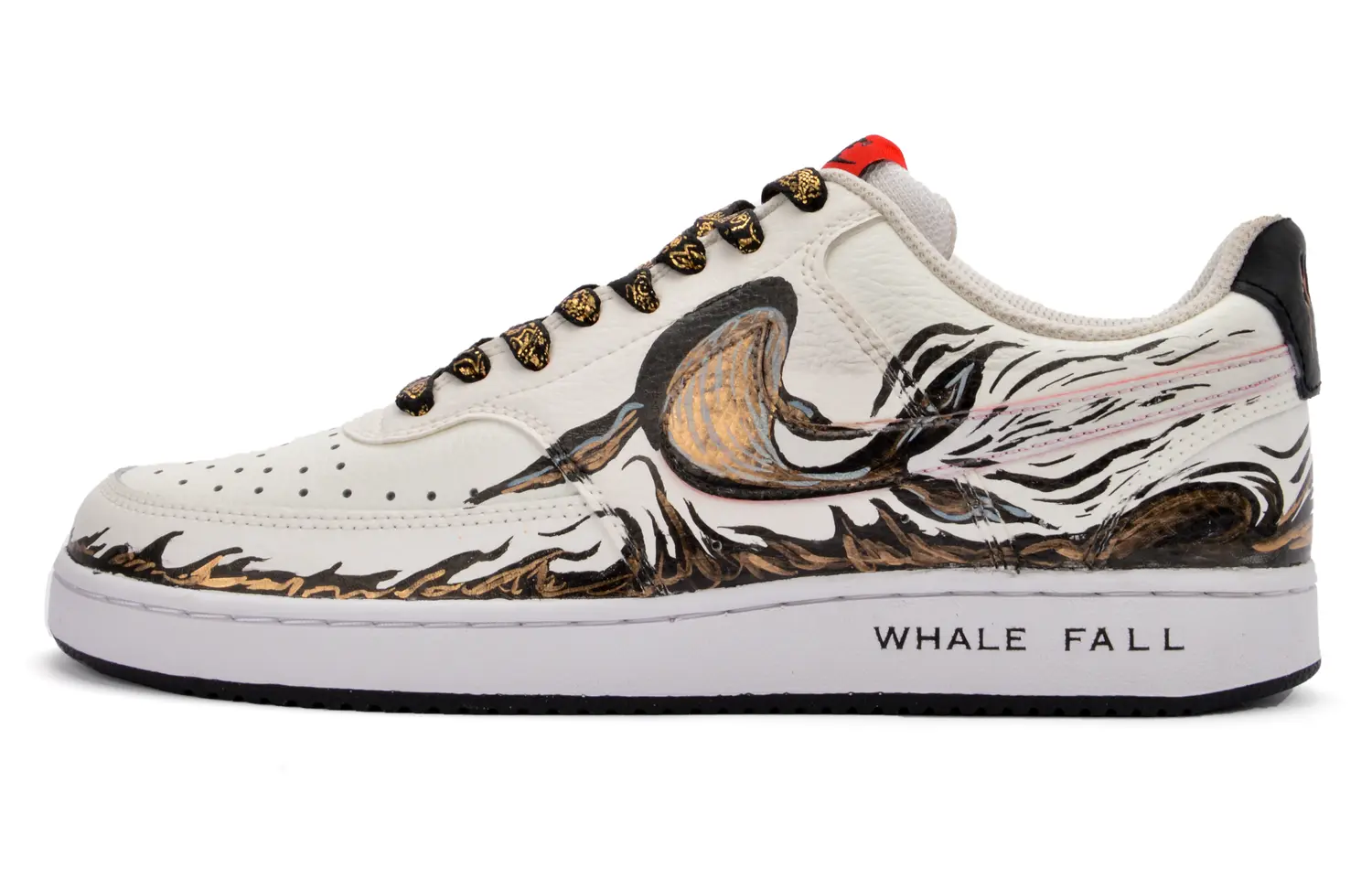 

Износостойкие и легкие низкие кроссовки для скейтбординга Court Vision 1, мужские, черно-золотые Nike, Black Gold