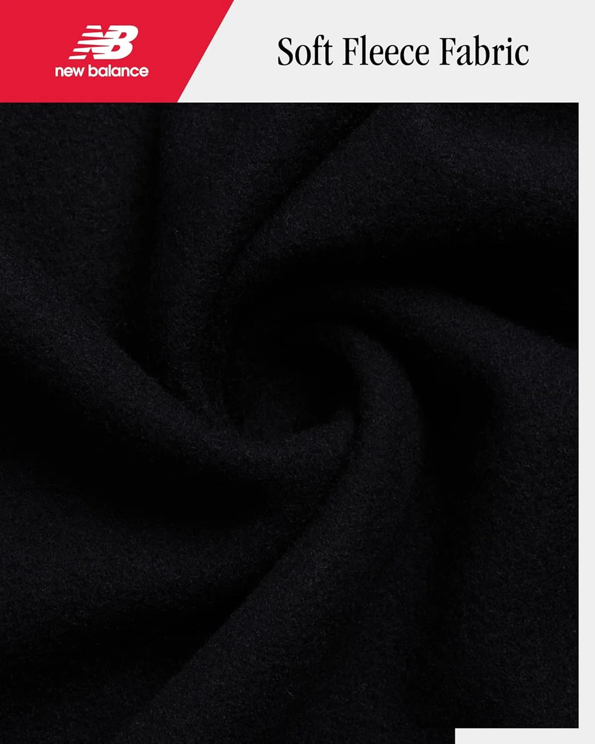 Детский спортивный костюм New Balance, Tech Fleece, джоггеры и свитшот на молнии, Black — фото 4