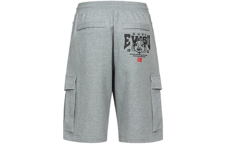

Спортивные шорты мужские Heather Grey Evisu, цвет Heather Gray