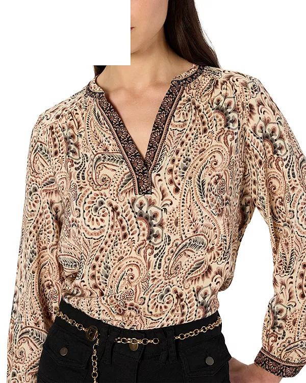 

Топ Amaya с принтом «пейсли» Gerard Darel, бежевый