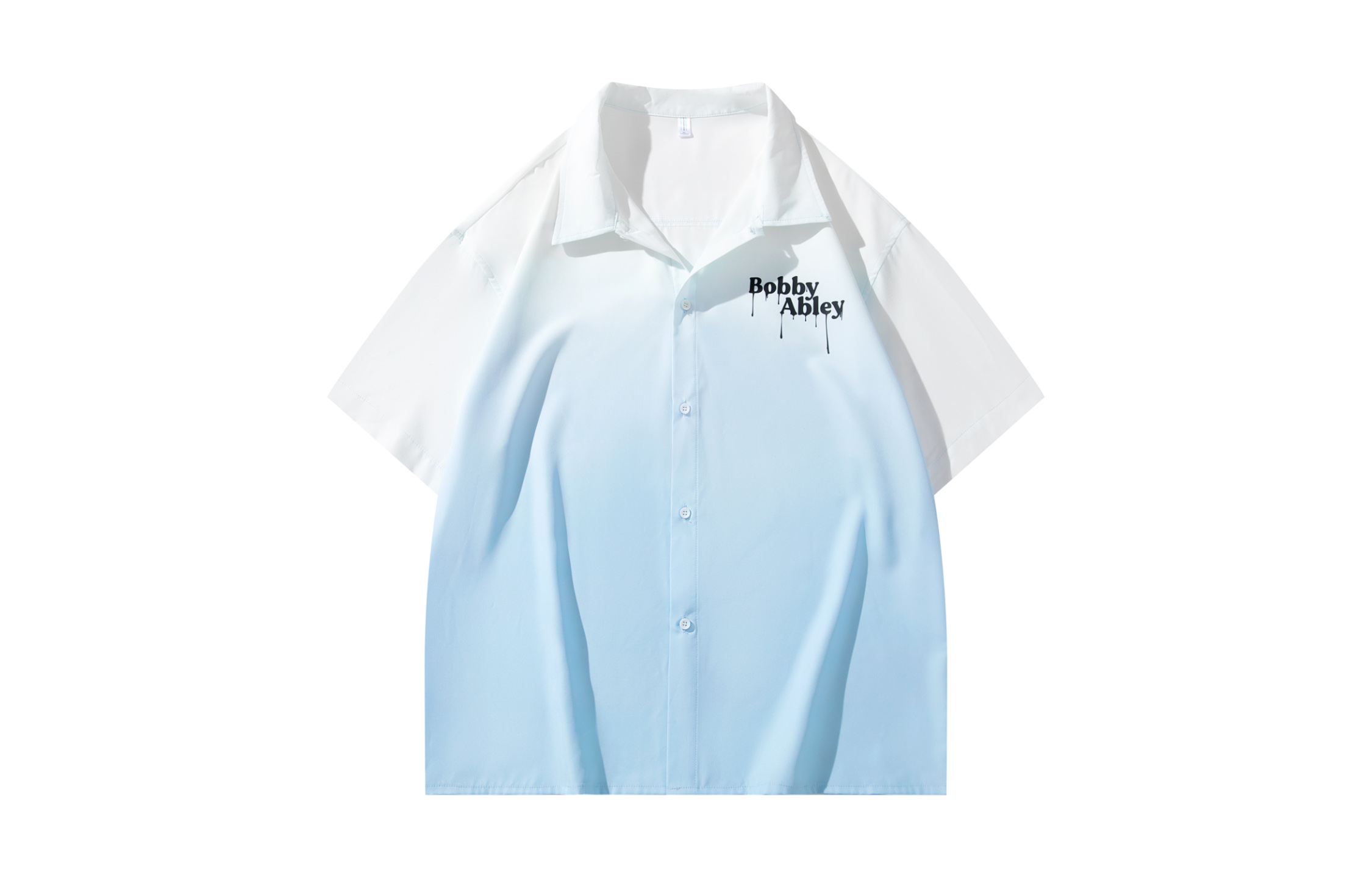 

BOBBY ABLEY Куртка Unisex, White Blue (Short-Sleeved Shirt Style)