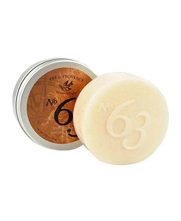 

Pre de provence, мужское мыло для бритья 63 года, 150 грамм European Soaps, white