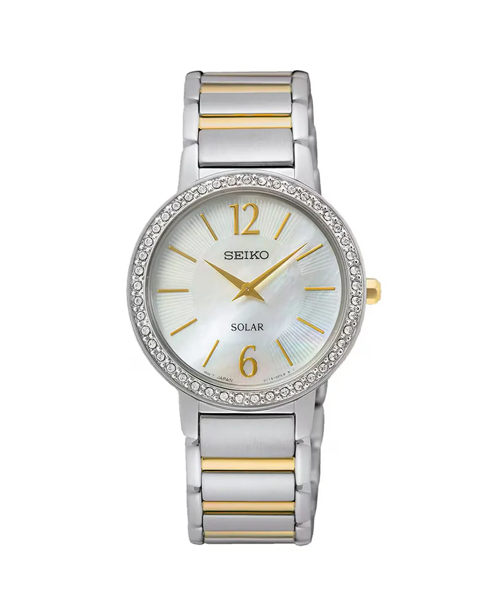 

Женские стальные женские часы SUP469P1 с серебряным ремешком Seiko, серебряный