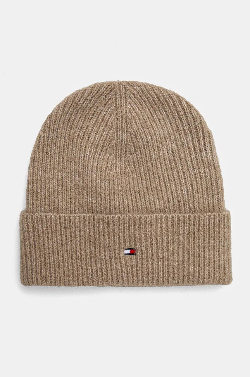 

Кепка Tommy Hilfiger из смесовой шерсти, бежевый