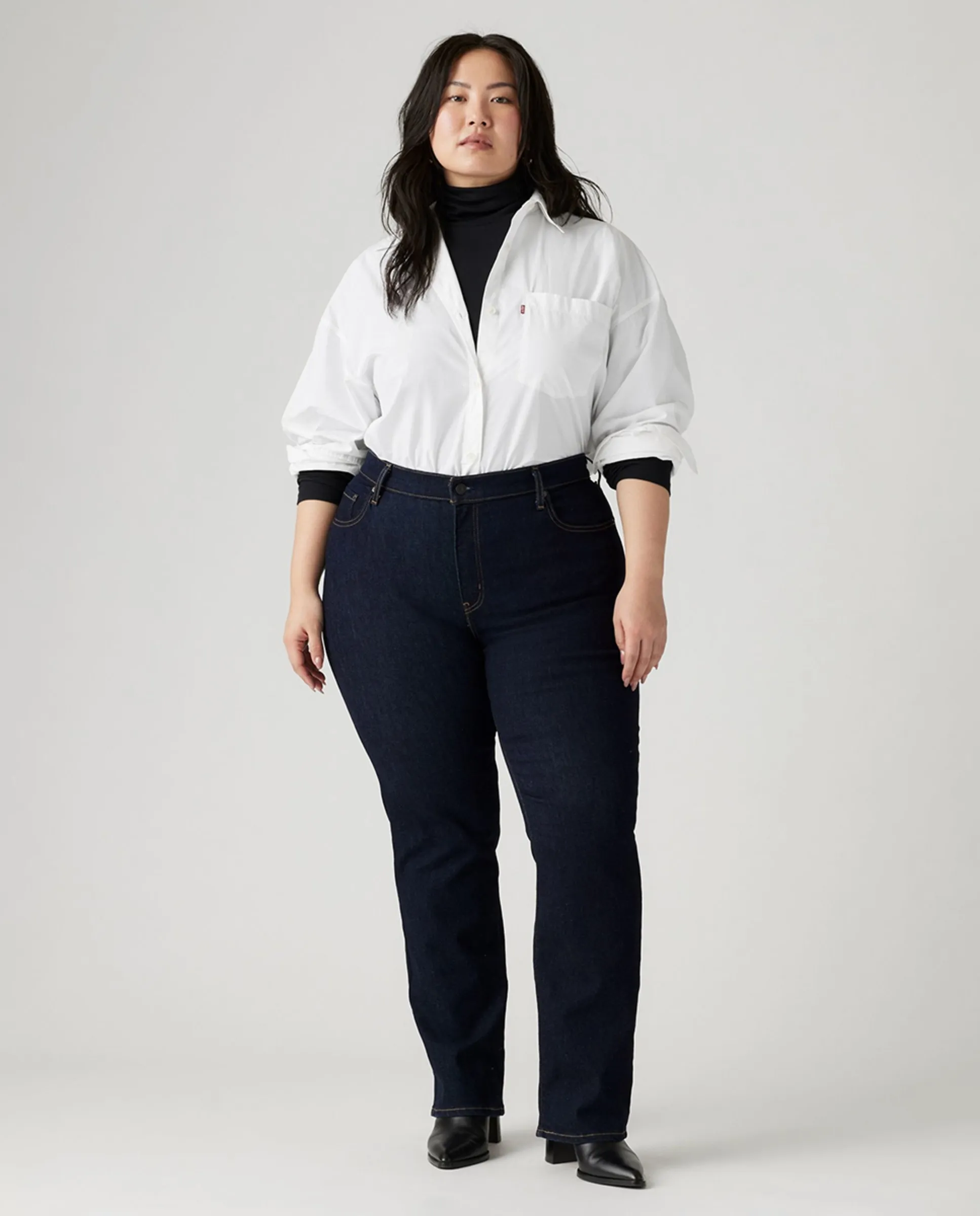 

Женские джинсы 721 Skinny темная стирка Levi'S Plus, темно-синий