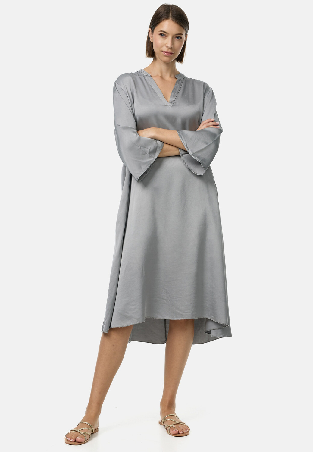 

Платье PM SELECTED Satin Maxi, серый