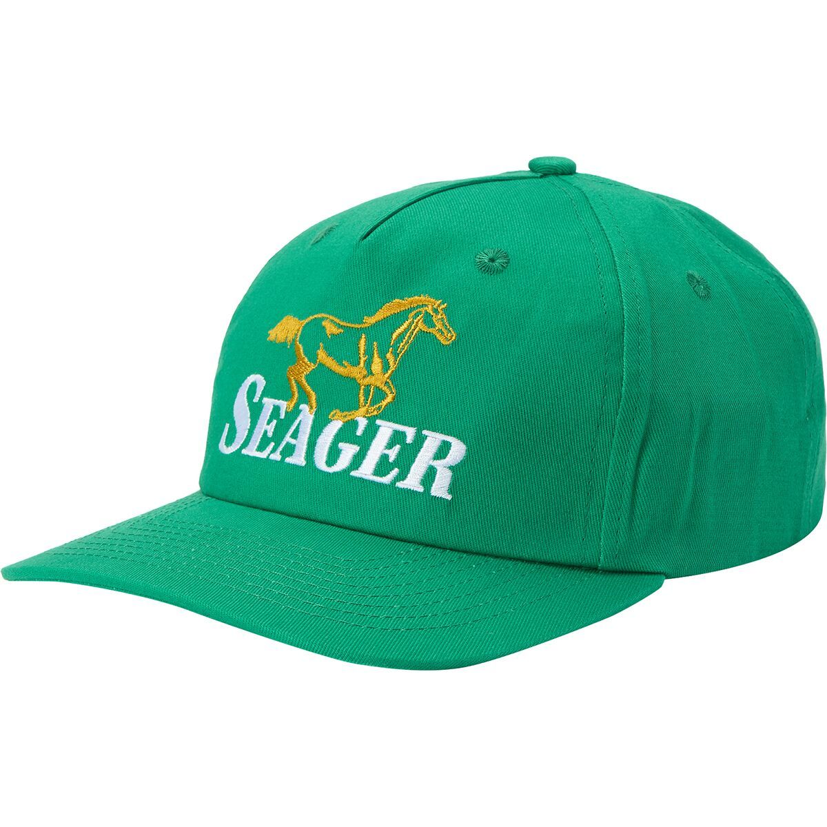 

Однотонная бейсболка со snapback Seager Co., зеленый