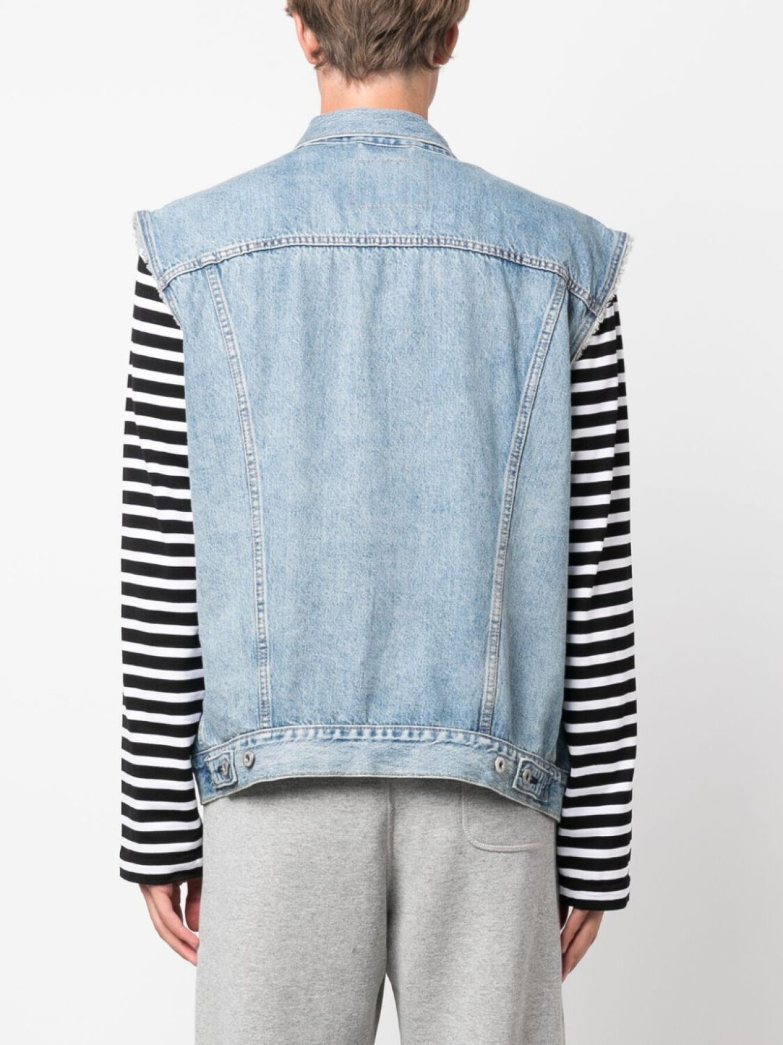 Levi's джинсовый жилет Relaxed Trucker, синий — фото 4