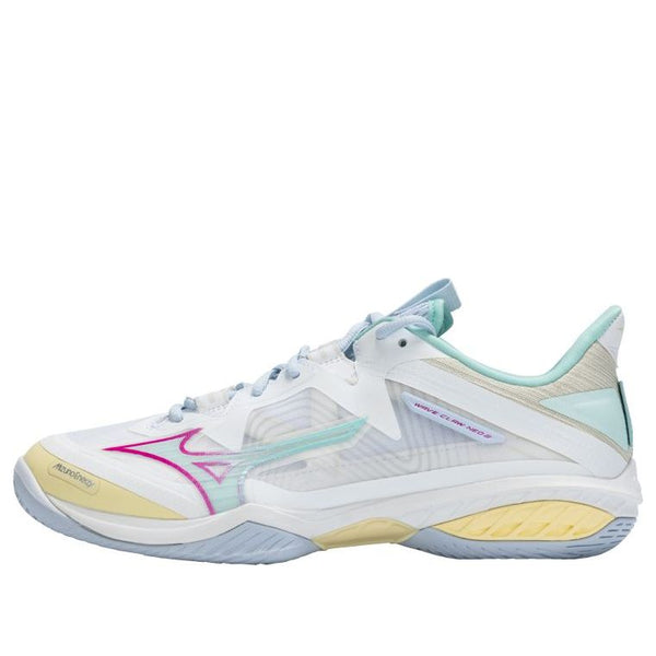 

Кроссовки wave rider neo 2 'white pink blue' Mizuno, белый