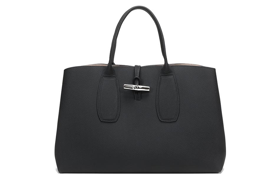 

Сумка женская Roseau из кожи коровы 40 черная LONGCHAMP