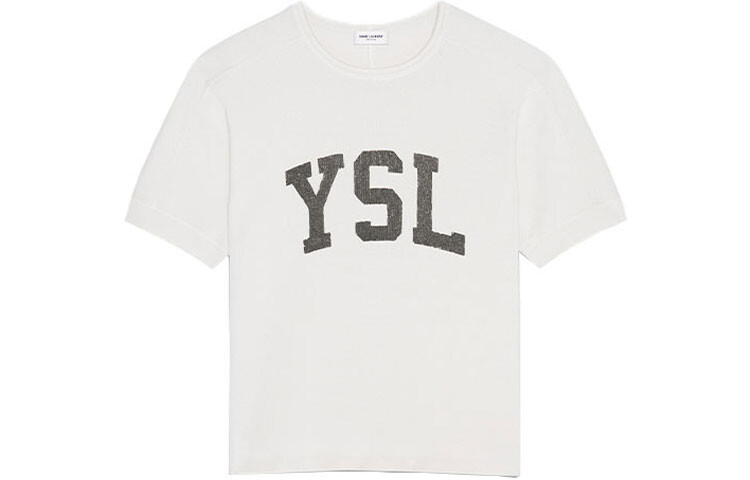 

Мужская футболка Saint Laurent, белый