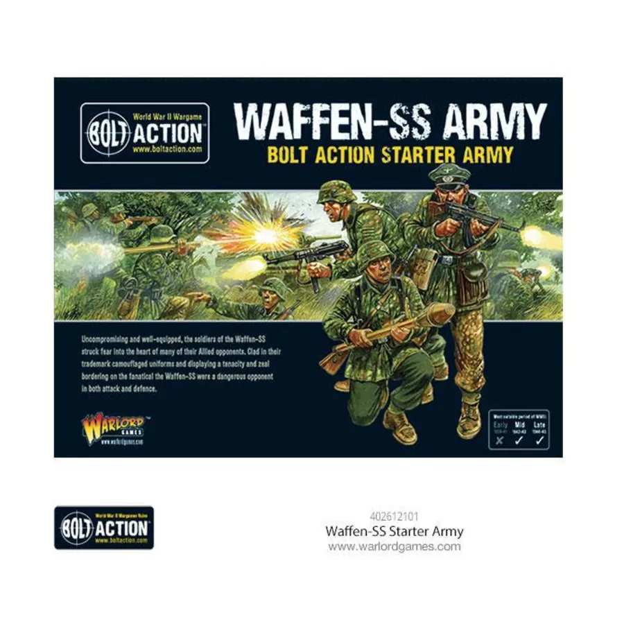 

Ваффен-СС - Стартовая армия, Bolt Action - German - Waffen-SS (28mm)