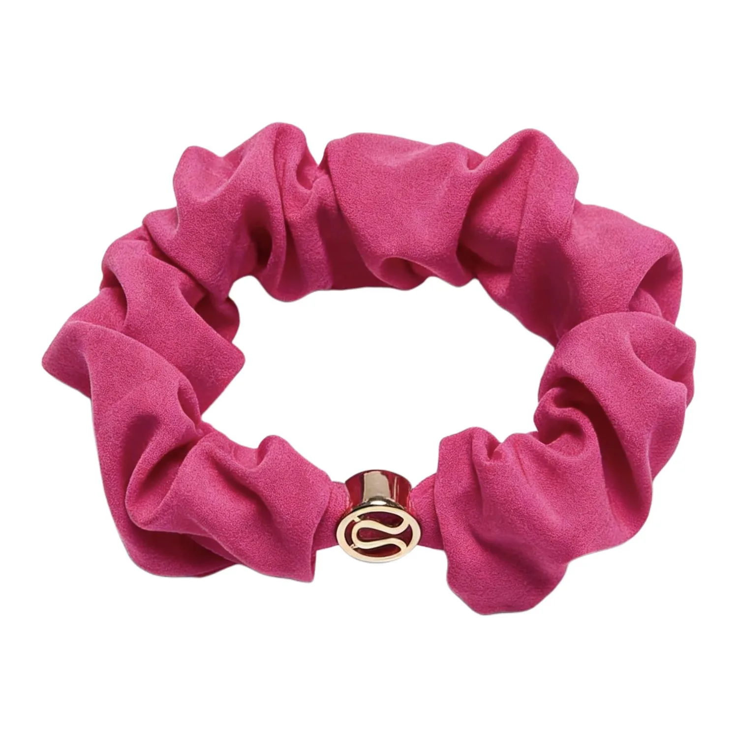 Резинка для волос с камнем, женская, маджента Lululemon, Gemstone Magenta (JWMG)