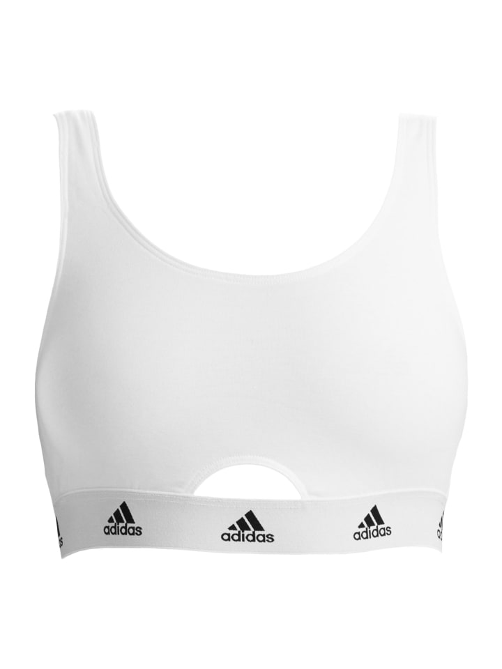 

Спортивный бюстгальтер Adidas, белый